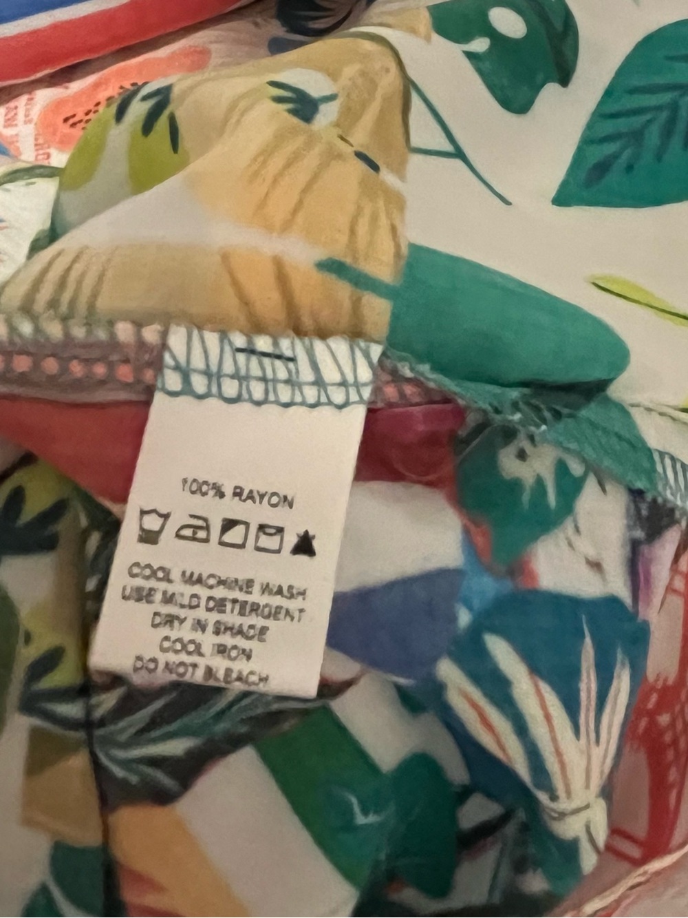 LulaLife Multicolor Tropical Patchwork Dress - Picture 5 of 5